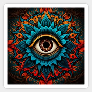 Mandala Eye Sticker